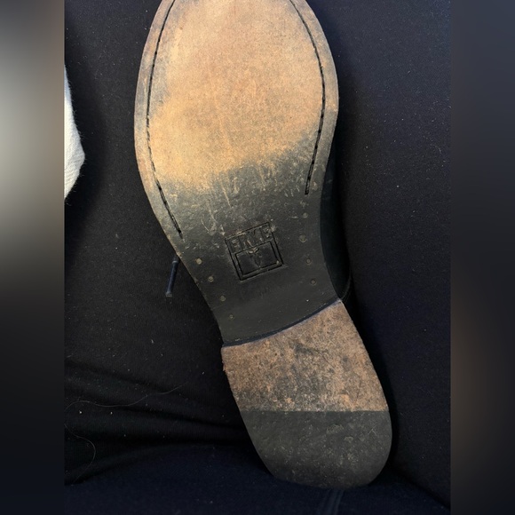 FRYE Melissa Oxford Derby black leather lace up SHOE
EUC  7B - Picture 6 of 10